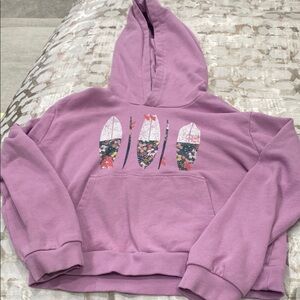 O'Neill Purple Kids Hoodie with Surfboard Design
